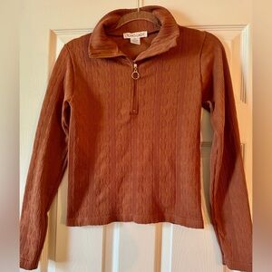 Soho Lady SM Spandex Stretchy Sweater.